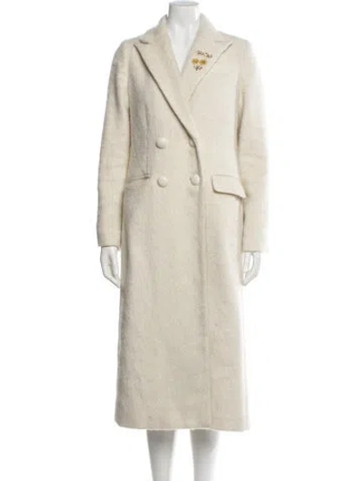 Pre-owned Loveshackfancy Trench Coat In Neutral