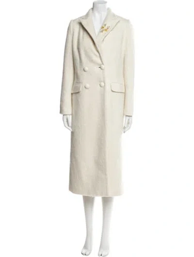 Pre-owned Loveshackfancy Trench Coat In Neutral