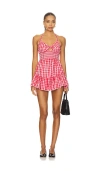 Loveshackfancy Trishelle Dress Cupids Bow In Pink