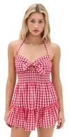 Loveshackfancy Trishelle Dress Cupids Bow In Red