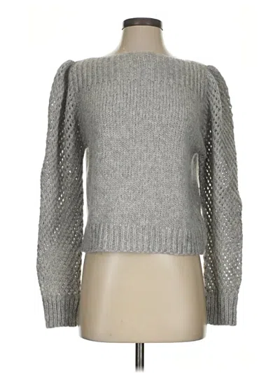 Pre-owned Loveshackfancy Turtleneck Sweater In Silver