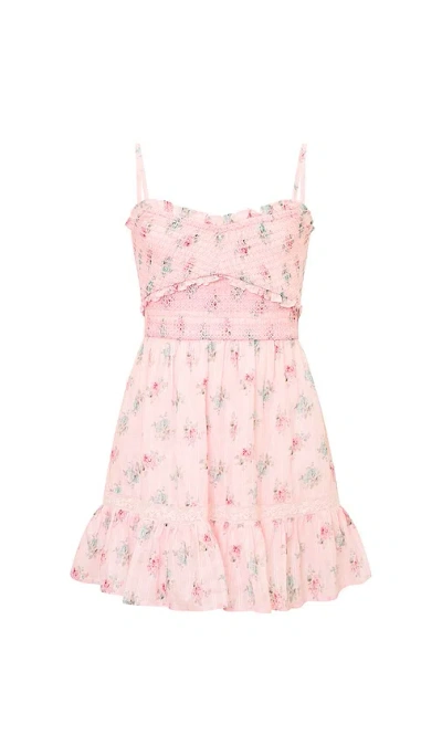 Loveshackfancy Tween Amrin Dress In Pink