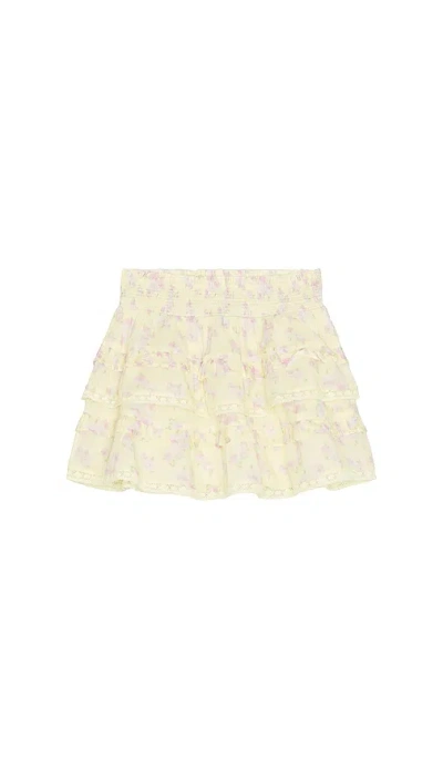 Loveshackfancy Tween Billie Skirt In Yellow