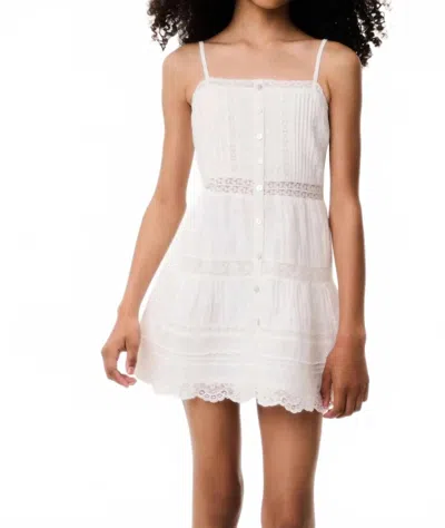Loveshackfancy Kids' Tween Charlize Dress In Optic White