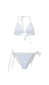 Loveshackfancy Dannie 비키니 In Blue