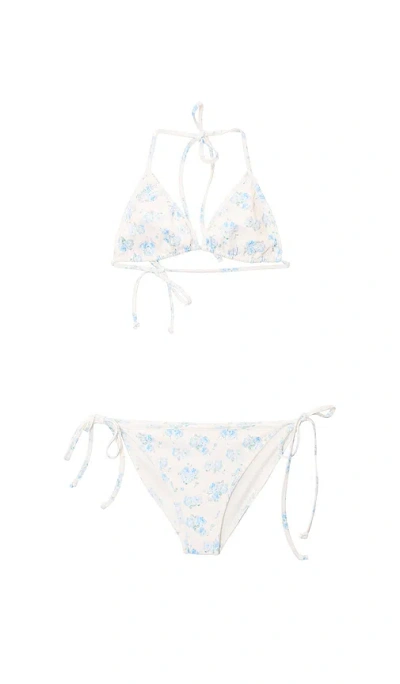 Loveshackfancy Tween Dannie Bikini In Multi