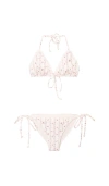 Loveshackfancy Tween Dannie Bikini In Multi