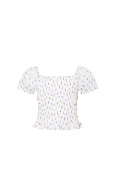 Loveshackfancy Tween Fabielle Top In White
