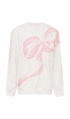 Loveshackfancy Tween Serafina Sweatshirt In White