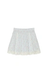 Loveshackfancy Tween Solena Skirt In Blue
