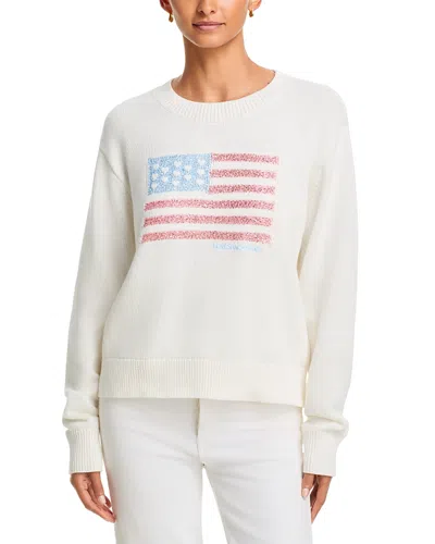 LOVESHACKFANCY LOVESHACKFANCY TY COTTON PULLOVER SWEATER