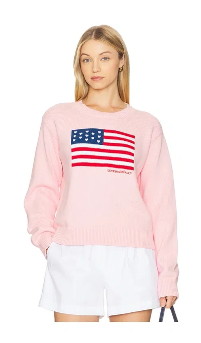 Loveshackfancy Ty Pullover In Pink