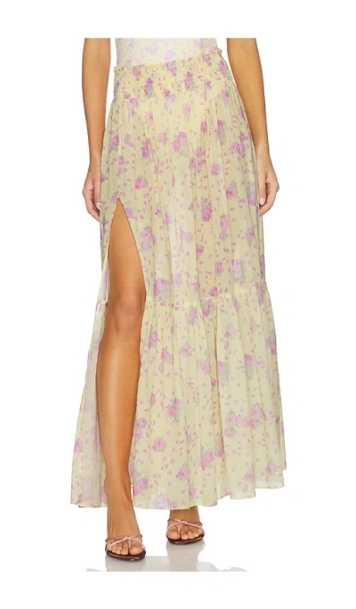 Loveshackfancy Umber Skirt In Multi