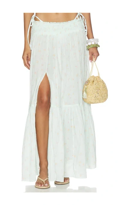 Loveshackfancy Umber Skirt In White