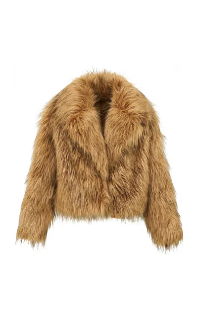 Loveshackfancy Valina Faux Fur Jacket