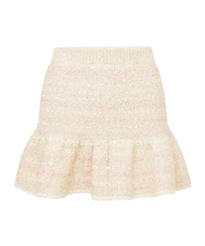 Loveshackfancy Velman Skirt In Neutral