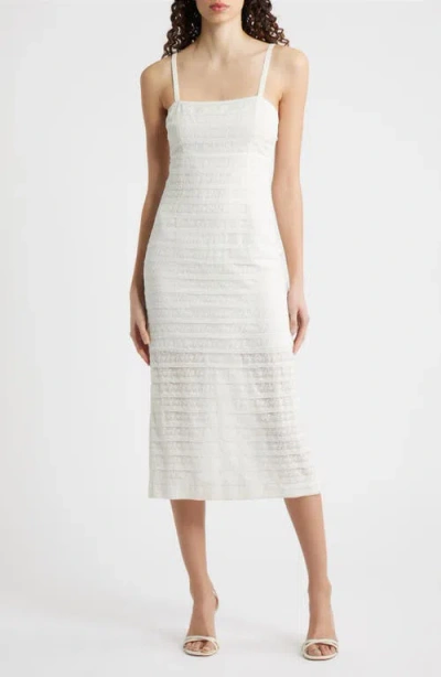 Loveshackfancy Verna Embroidered Lace Cotton Dress In White