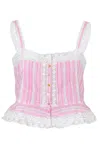 Loveshackfancy Vietta Top Captiva Pink In Pink