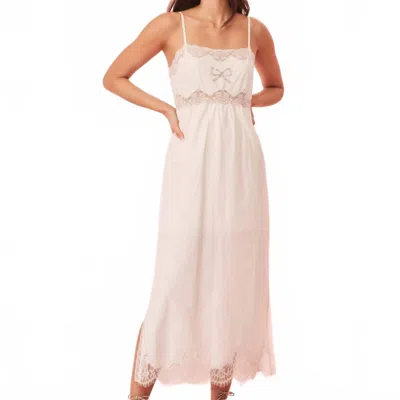 Loveshackfancy Vinca Midi Dress In Optic White