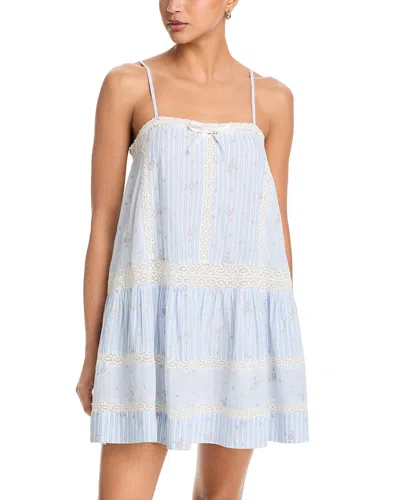Loveshackfancy Vionett Dress Sky Mist In Black