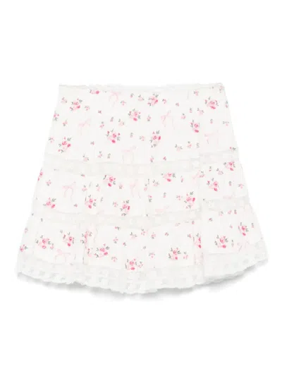 LOVESHACKFANCY VIRO MINI SKIRT
