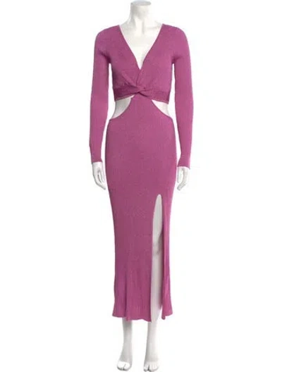 Pre-owned Loveshackfancy V-neck Long Dress