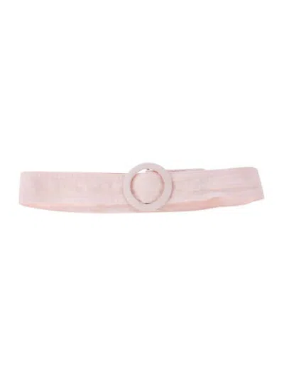 Pre-owned Loveshackfancy Waist Belt In Pink