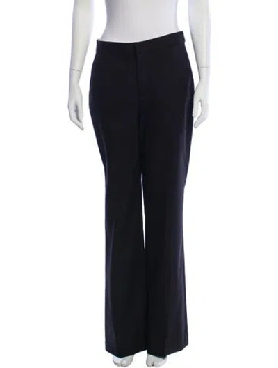 Pre-owned Loveshackfancy Wide Leg Pants In Blue