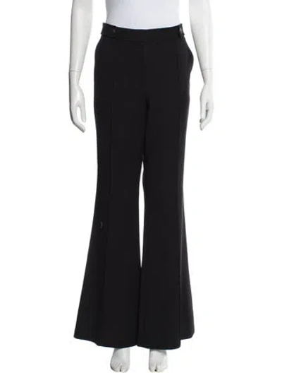 Pre-owned Loveshackfancy Wide Leg Pants In Gray