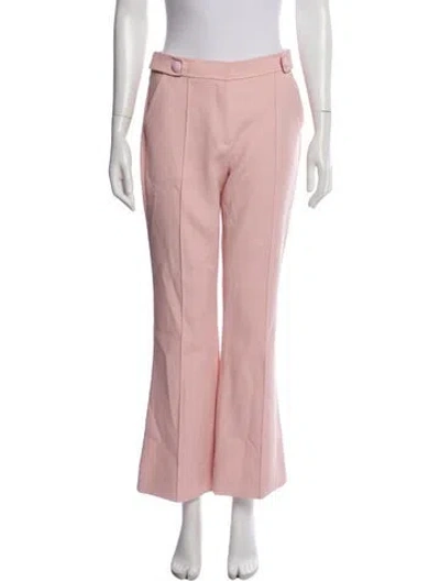 Pre-owned Loveshackfancy Wide Leg Pants In Pink