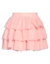 Loveshackfancy Woman Mini Skirt Pink Size 6 Nylon, Polyester In Pink