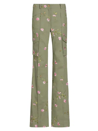 •MEADOW• soft floral cargo pants main image 0