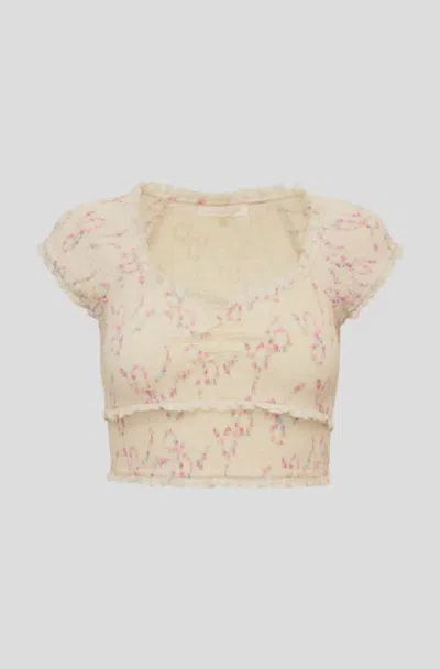 Loveshackfancy Women's Cambron Top In Magnolia In Neutral