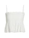 Loveshackfancy Condie Top In White