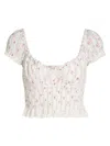 Loveshackfancy Daini Top In White