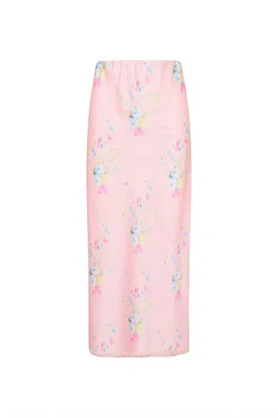 Loveshackfancy Women's Kalo Skirt In Rose Pink In Multi