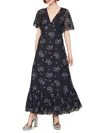 LOVESHACKFANCY WOMEN'S KOVER FLORAL CHIFFON MAXI DRESS