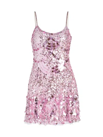 Loveshackfancy Women's Liria Sequined Minidress In Pink