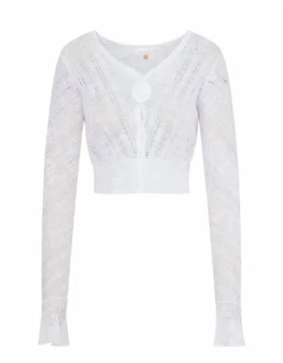 Loveshackfancy Women's Luz Cardigan In White