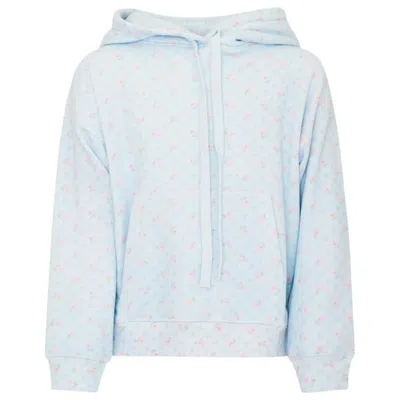 Loveshackfancy Women's Nacova Hoodie, Chapparal Blue In Black