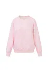 Loveshackfancy Women's Palo Pullover Sweatshirt In Pink In Pink