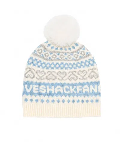 Loveshackfancy Women's Sanibel Wool Beanie In Winter Haze In Metallic