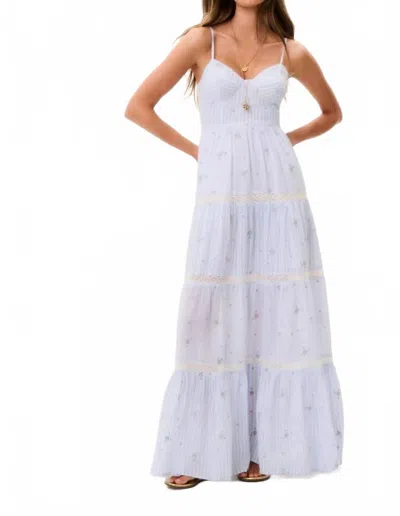Loveshackfancy Women's Story Cotton Maxi Dress In Blue