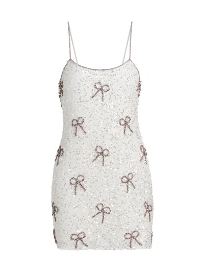 Loveshackfancy Women's Windson Sequin-embellished Minidress In Multi