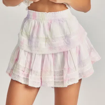 Loveshackfancy Womens Ruffle Mini Skirt In Multi