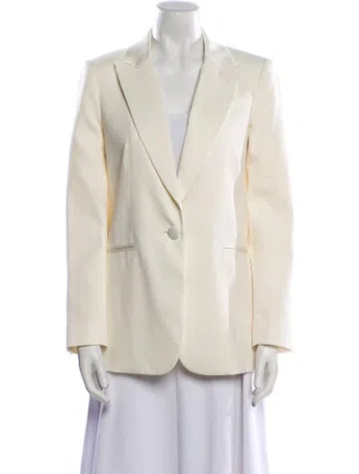 Pre-owned Loveshackfancy Wool Blazer W/ Tags In Neutral