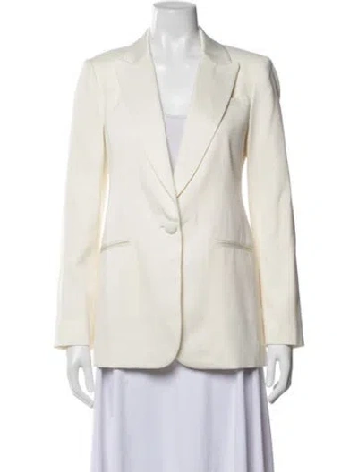 Pre-owned Loveshackfancy Wool Blazer W/ Tags In Neutral