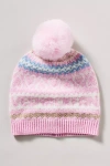 Loveshackfancy Wool Pom-pom Beanie In Multi
