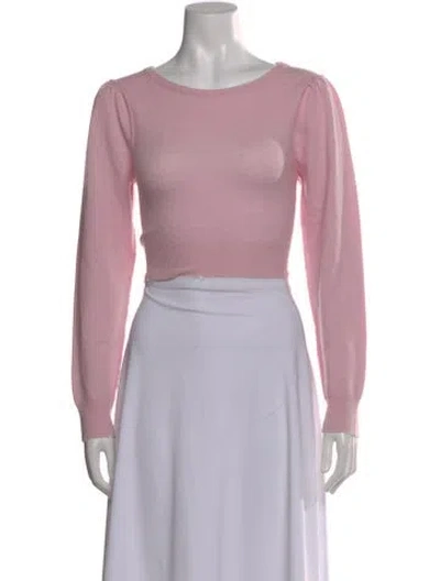 Pre-owned Loveshackfancy Wool Scoop Neck Sweater In Multi