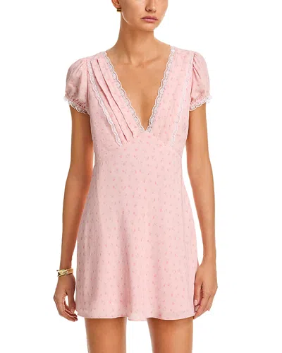Loveshackfancy Yasmin Mini Dress In Brown